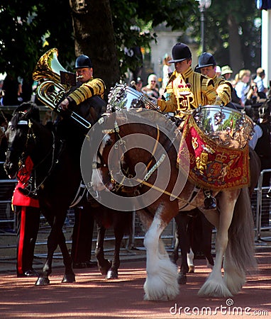 The Household Cavalry Band Editorial Stock Photo