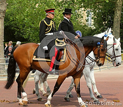 The household cavalry officer Editorial Stock Photo