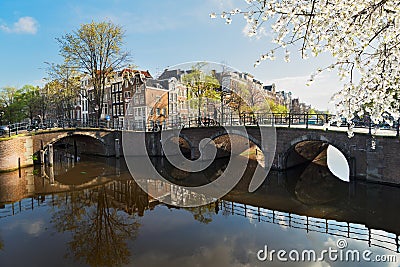 Houses of Amsterdam, Netherlands Stock Photo