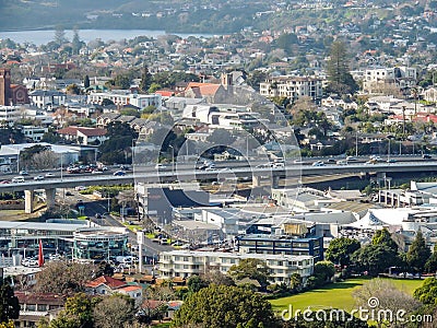 Houses in Auckland City, Auckland, New Zealand Editorial Stock Photo