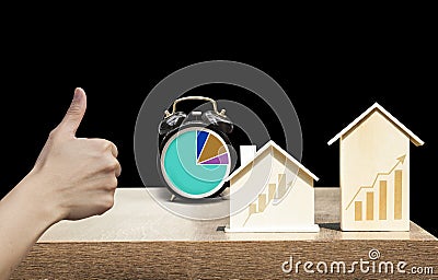 Investing in properties that have good returns in a short period of time Stock Photo