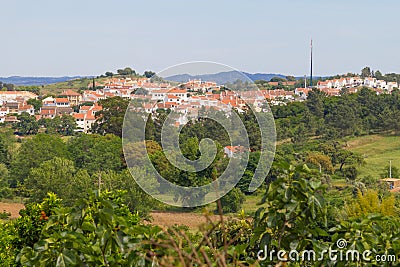 Houses in Cercal village Stock Photo