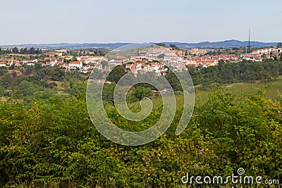 Houses in Cercal village Stock Photo