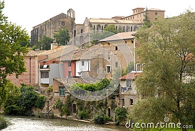 Houses in Estella Stock Photo