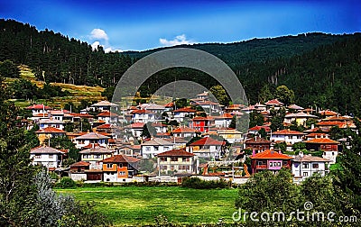 Houses in Koprivshtitsa Stock Photo