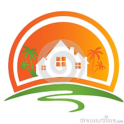 Houses logo Stock Photo