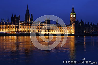 Houses of Parliament Stock Photo