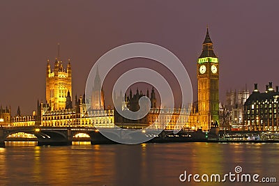 The Houses of Parliament Stock Photo