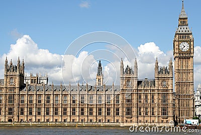 Houses of Parliament Stock Photo