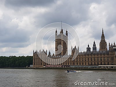 The Houses of Parliament London Stock Photo