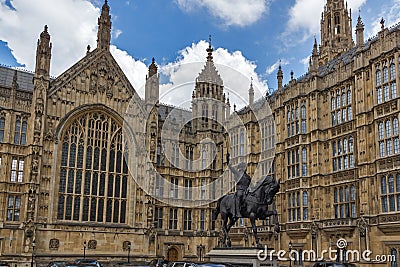 Houses of Parliament, Palace of Westminster, London, England Stock Photo