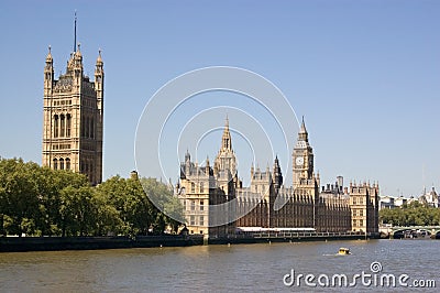 Houses of Parliament, Westminster Stock Photo