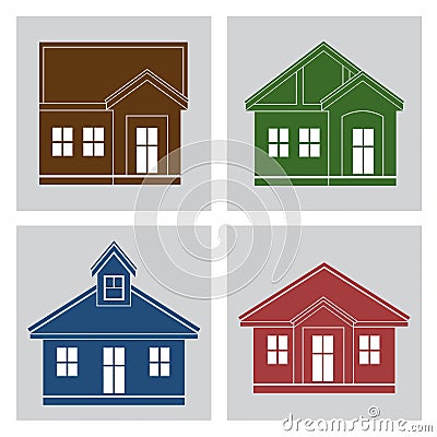 Houses Vector Illustration