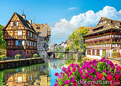 Houses in Strasbourg Stock Photo