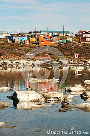 Iqaluit, Nunavut, Canada Stock Photo