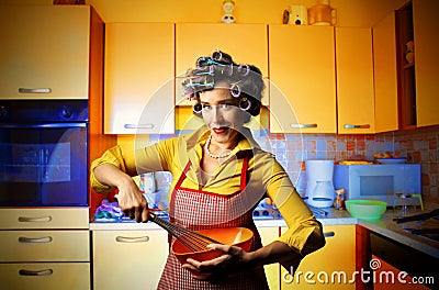 Housewife Stock Photo