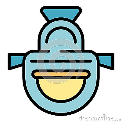 Housewife apron icon vector flat Stock Photo