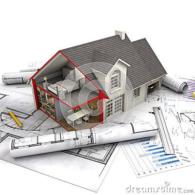 Housing concepts Stock Photo