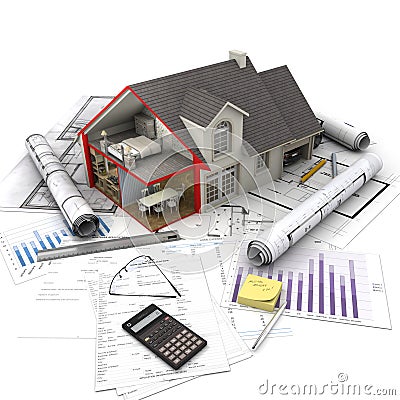 Housing concepts Stock Photo