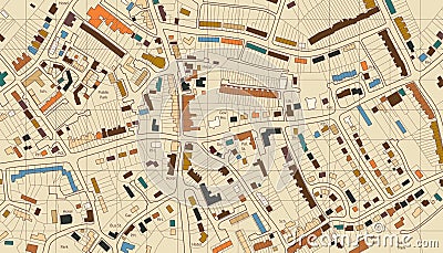 Housing map Vector Illustration