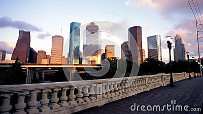 Houston Downtown Skyline Stock Photo