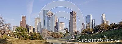 Houston Downtown, Texas Stock Photo