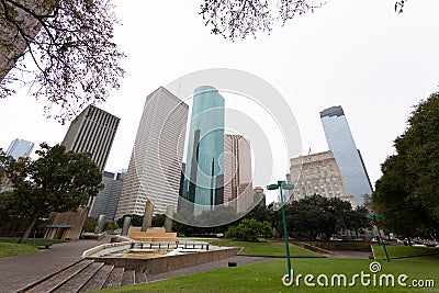 Houston Landscape Editorial Stock Photo