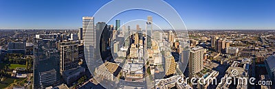 Houston modern city aerial view, Texas, USA Stock Photo