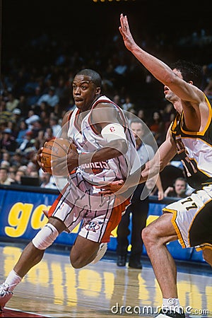 Houston Rockets Guard Steve Francis Editorial Stock Photo