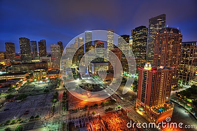 Houston Skyline USA Stock Photo