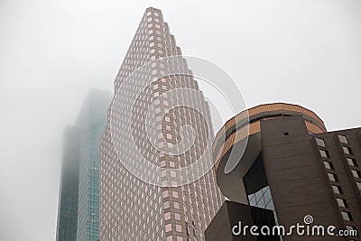 Houston Texas Mid town skyline Stock Photo