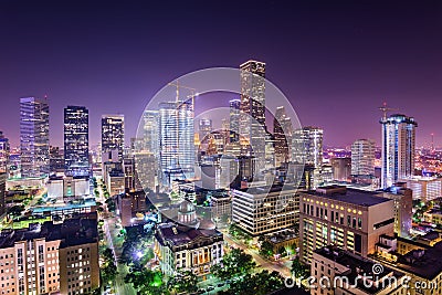 Houston Texas Skyline Stock Photo