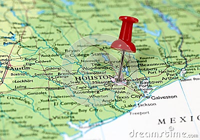 Houston in Texas, USA Stock Photo