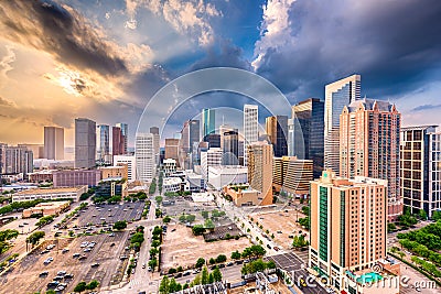 Houston, Texas, USA Skyline Stock Photo