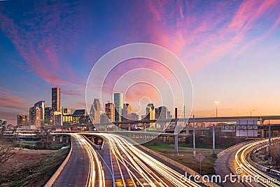 Houston, Texas, USA Skyline Stock Photo