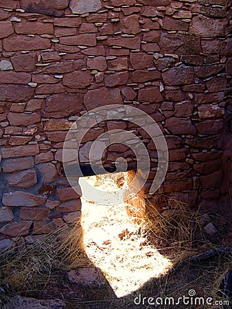Hovenweep ancient ruins Stock Photo