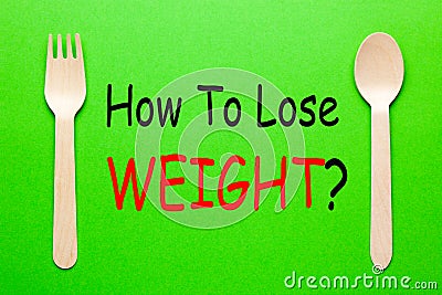 How To Lose Weight Stock Photo