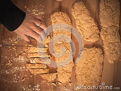 How to make the perfect biscotti Stock Photo