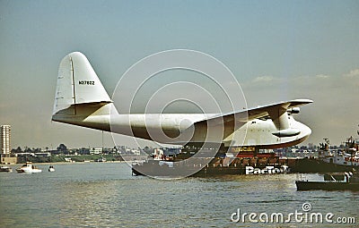 Howard Hughes Spruce Goose Hercules HK-1 N37602 CN 1 H-4 Editorial Stock Photo