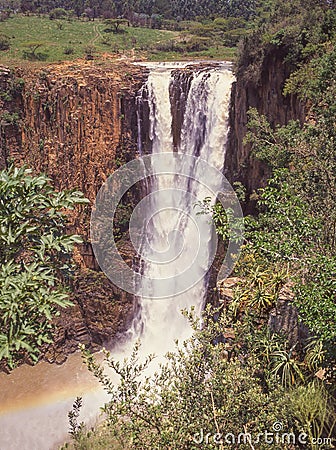 Howick Falls in South Africa Stock Photo