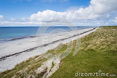 Howmore beach is found on the Isle of South Uist in the Outer Hebrides Stock Photo