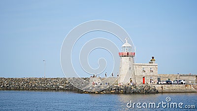 Howth Lighthouse in Dublin Ireland Editorial Stock Photo