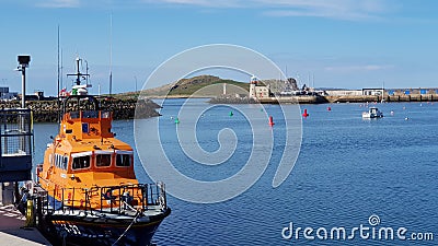 Howth marina harbor in Ireland Editorial Stock Photo