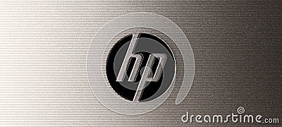 HP computer Editorial Stock Photo