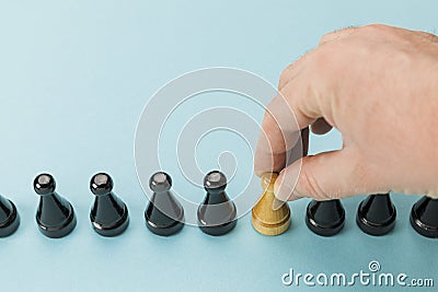 Hr manager concept. Search and hiring staff for business. Choosing the best candidate Stock Photo