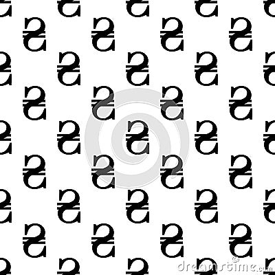 hryvnia icon in Pattern style Stock Photo