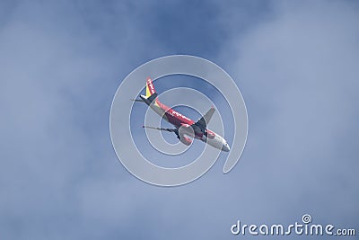 HS-VKF A320-200 of Thai Vietjet airline Editorial Stock Photo