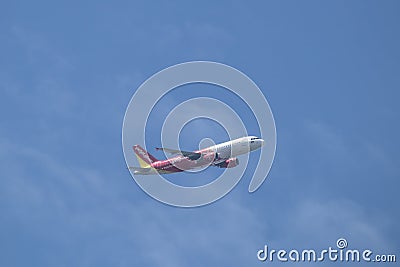HS-VKF A320-200 of Thai Vietjet airline Editorial Stock Photo