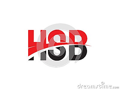 HSB Letter Initial Logo Design Vector Illustration Vector Illustration