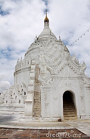 Hsinbyume Paya in Mingun; Myanmar Stock Photo